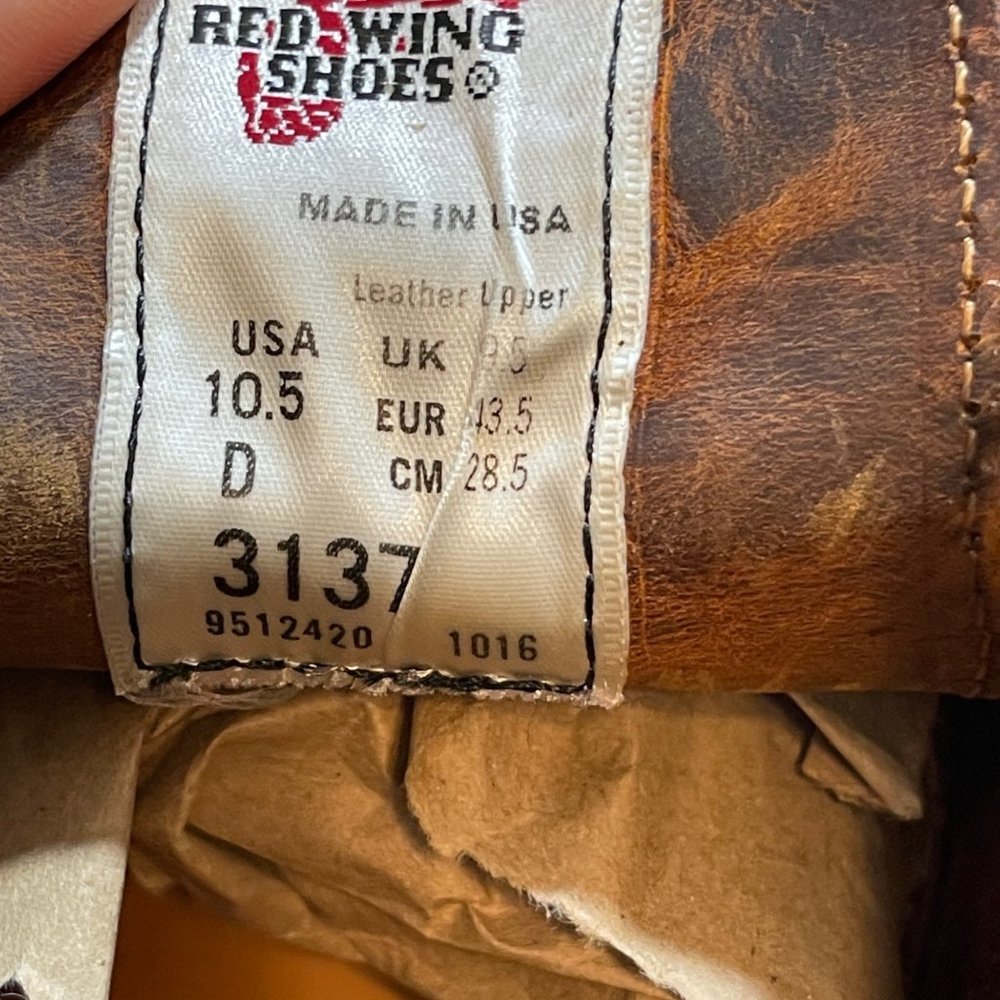 Red Wing Shoe Company Heritage Leather Work Chukka Shoes 10.5 D - Picture 12 of 12